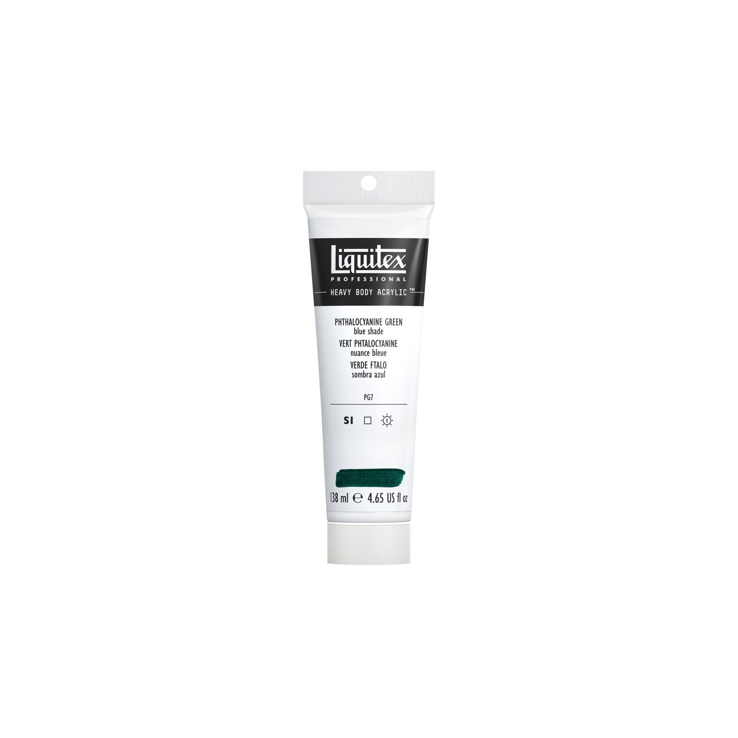 Liquitex Professional Heavy Body Acrylic Paint, 138 mL Tube, Phthalocyanine Green (Blue Shade)