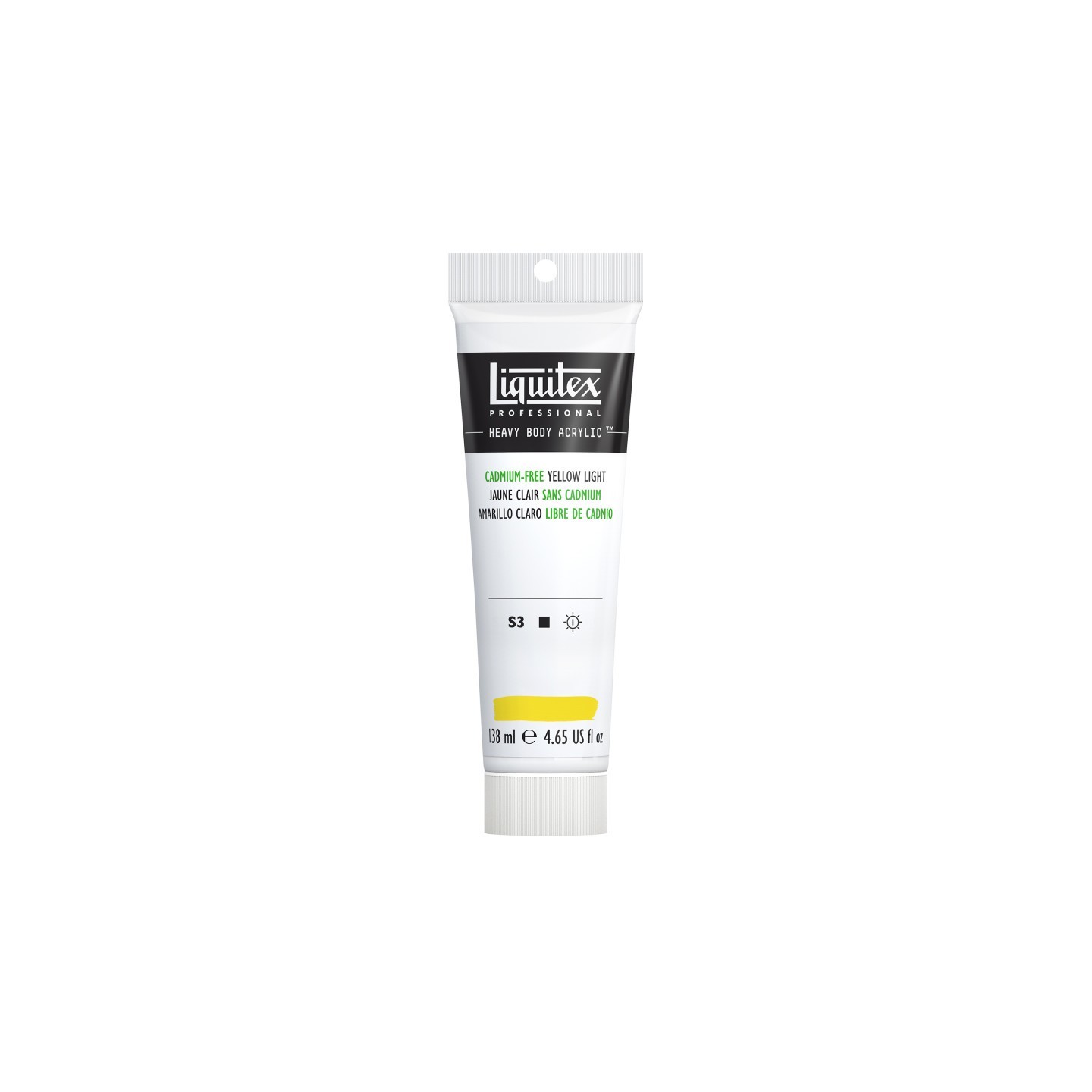 Liquitex Professional Heavy Body Acrylic Paint, 138 mL Tube, Cadmium Free Yellow Light