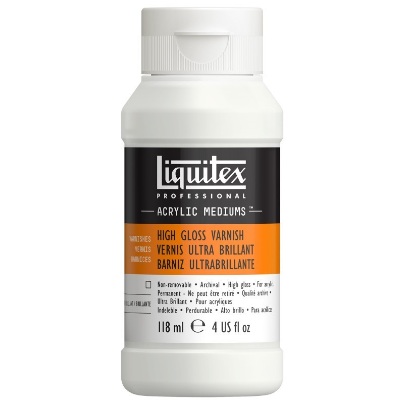 Liquitex Professional High Gloss Varnish, 4 oz (118 mL) Bottle