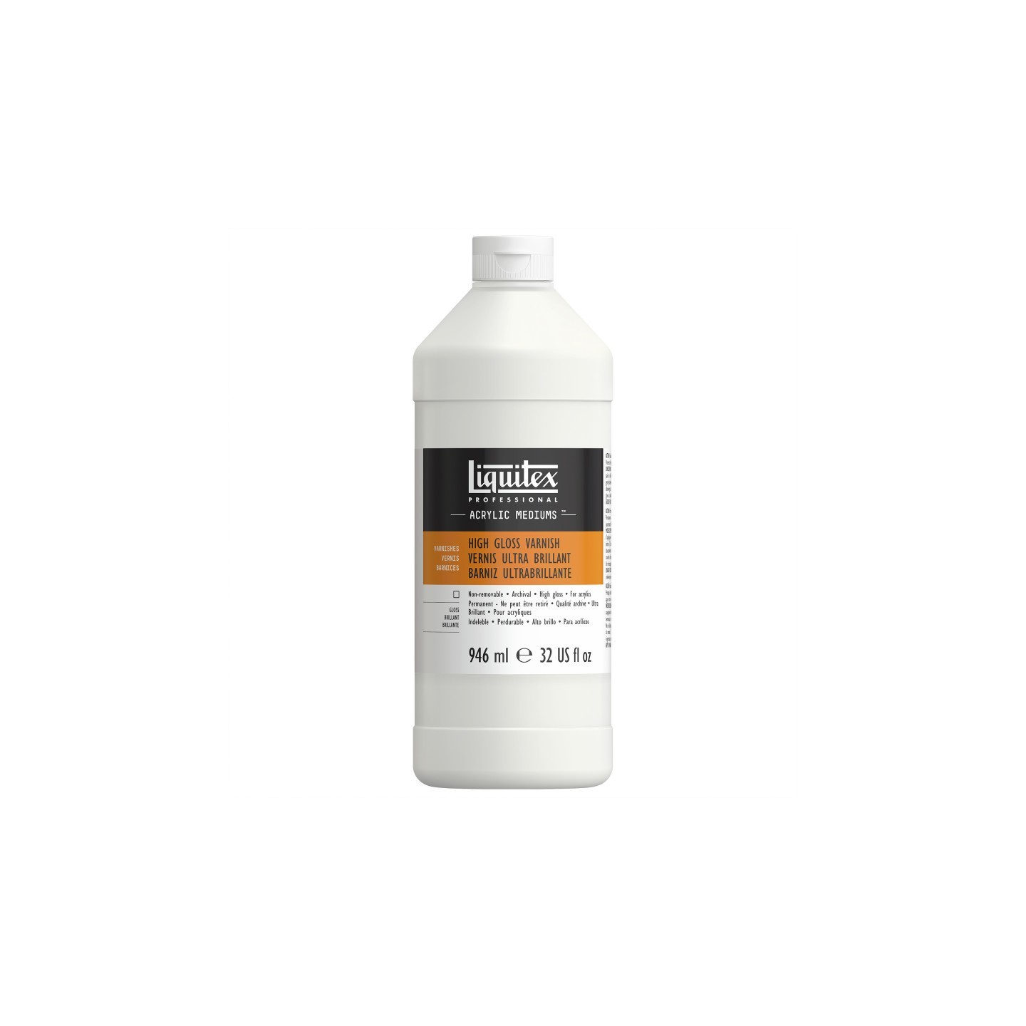 Liquitex Professional High Gloss Varnish, 32 oz (946 mL) Bottle