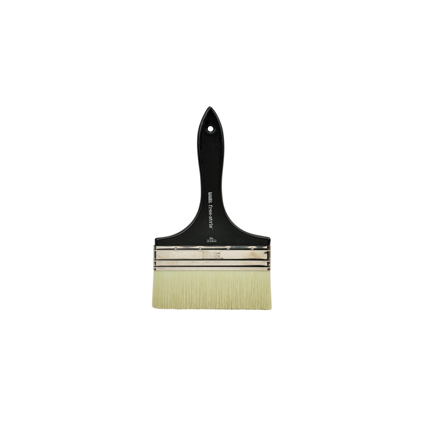 Liquitex Free-Style Large Scale Broad Flat/Varnish Short Handle Brush, 6"