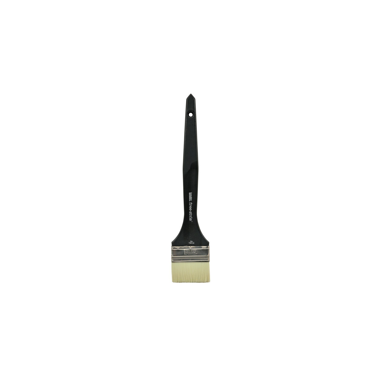Liquitex Free-Style Large Scale Broad Flat/Varnish Long Handle Brush, 3"