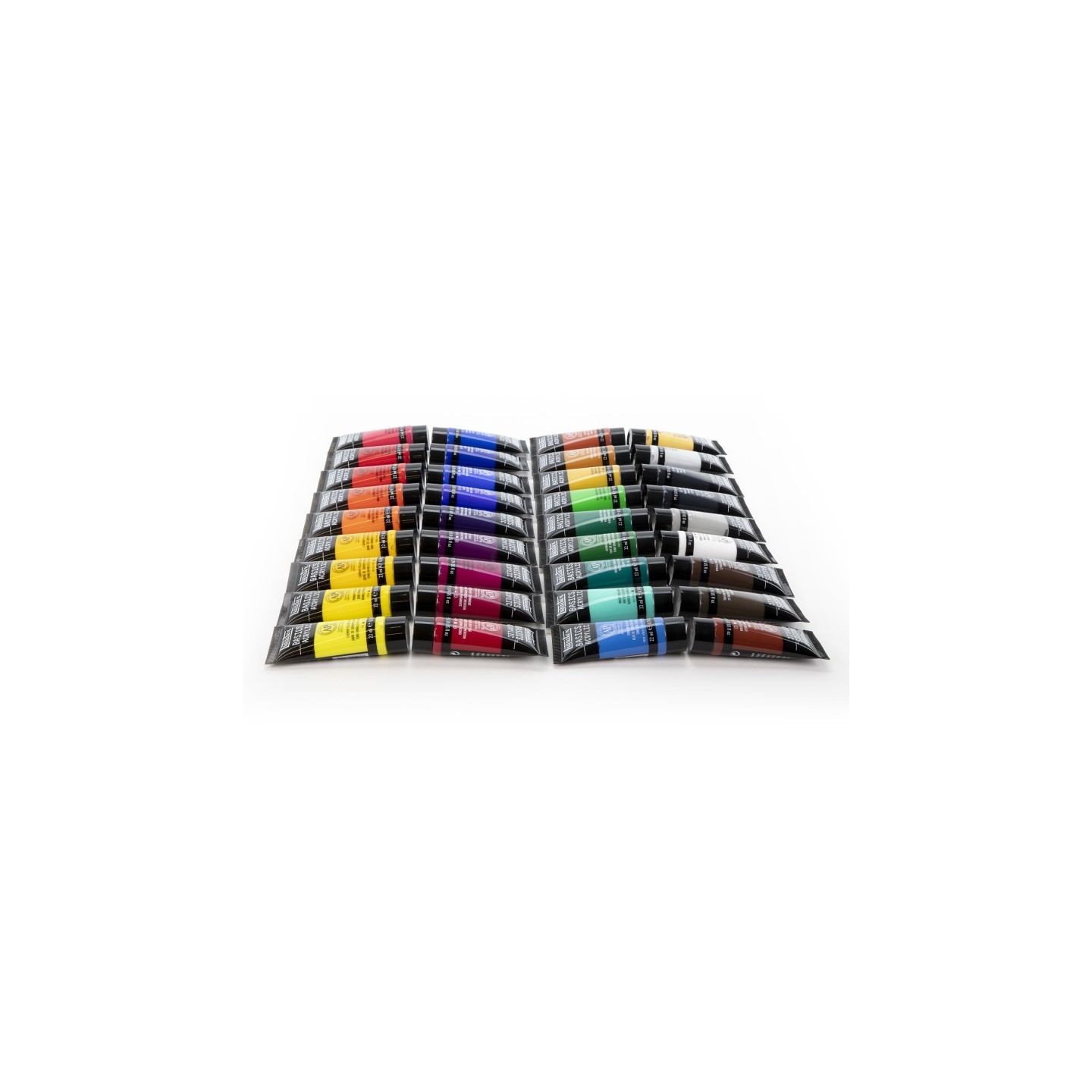 Liquitex BASICS Acrylic Paint, Basic Colors, 22 mL Tubes, Set of 36