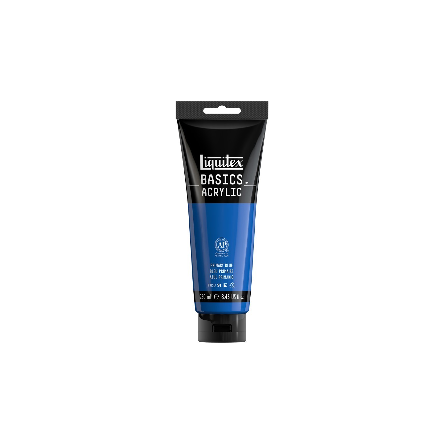 Liquitex BASICS Acrylic Paint, 250 mL, Tube, Primary Blue