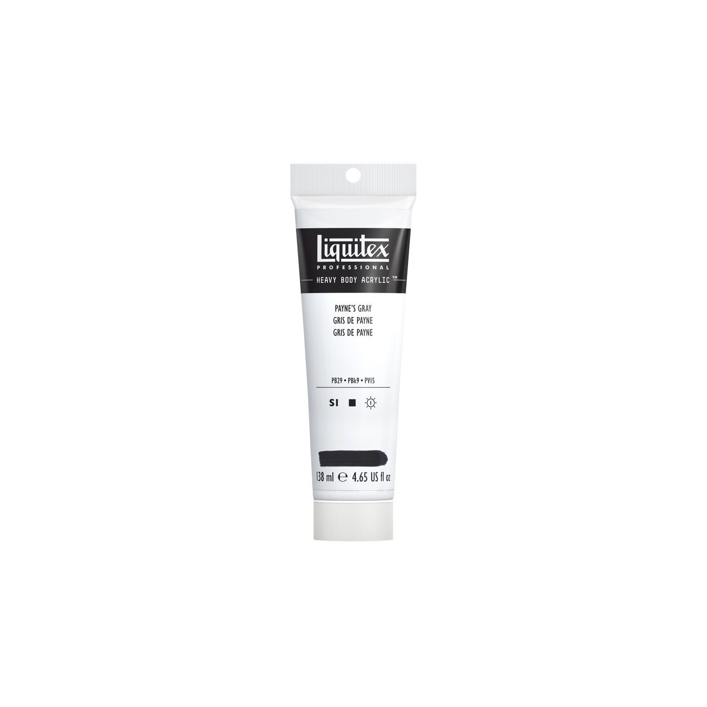 Liquitex Professional Heavy Body Acrylic Paint, 138 mL Tube, Payne's Gray