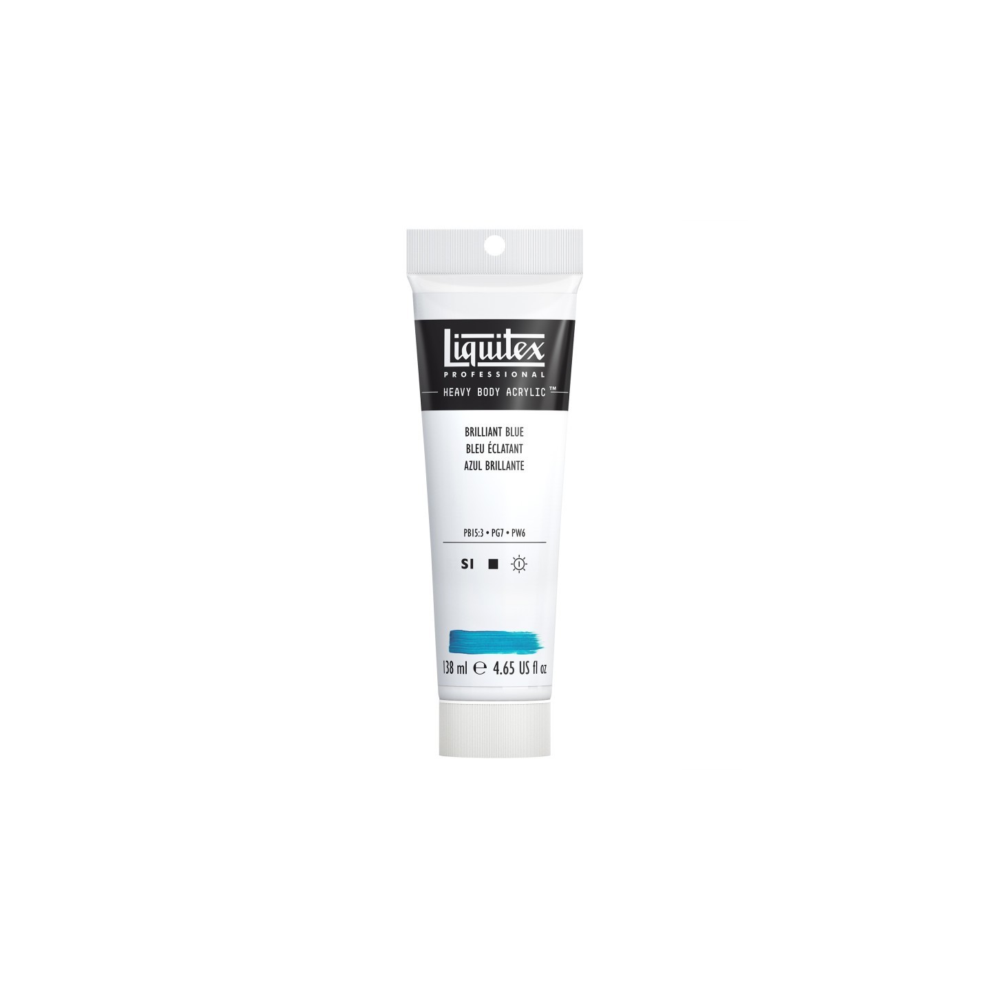 Liquitex Professional Heavy Body Acrylic Paint, 138 mL Tube, Brilliant Blue