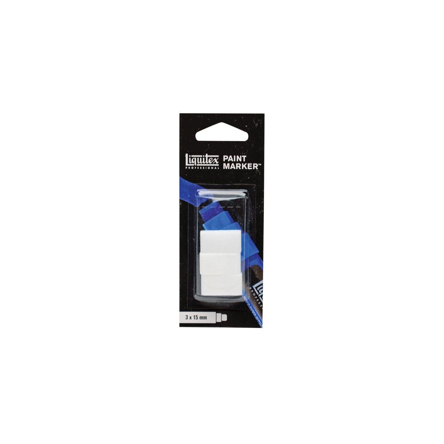 Liquitex Professional Acrylic Paint Marker, Replacement Wide Chisel Nibs, Set of 3