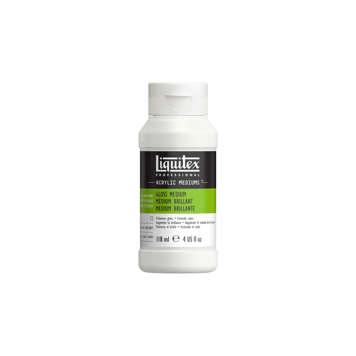 Liquitex Professional Acrylic Gloss Medium, Clear, 4 oz (118 mL)