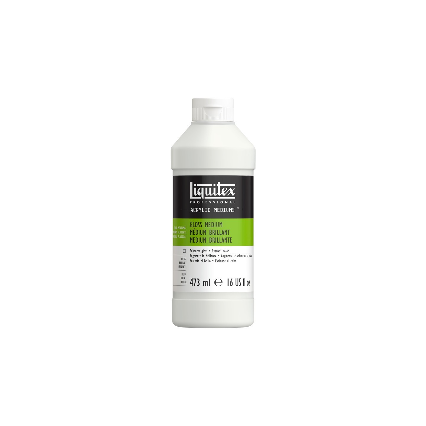 Liquitex Professional Acrylic Gloss Medium, Clear, 16 oz (473 mL)