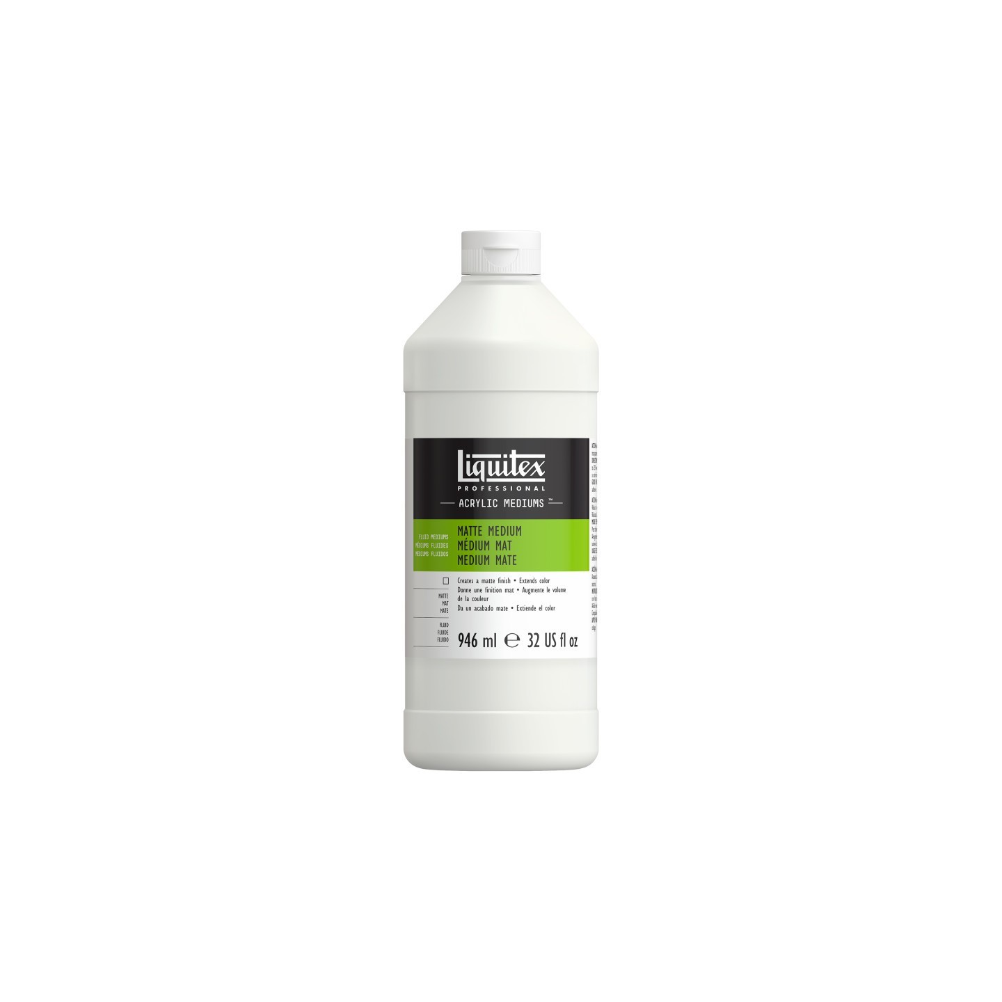 Liquitex Professional Acrylic Matte Medium, Clear, 32 oz (946 mL)