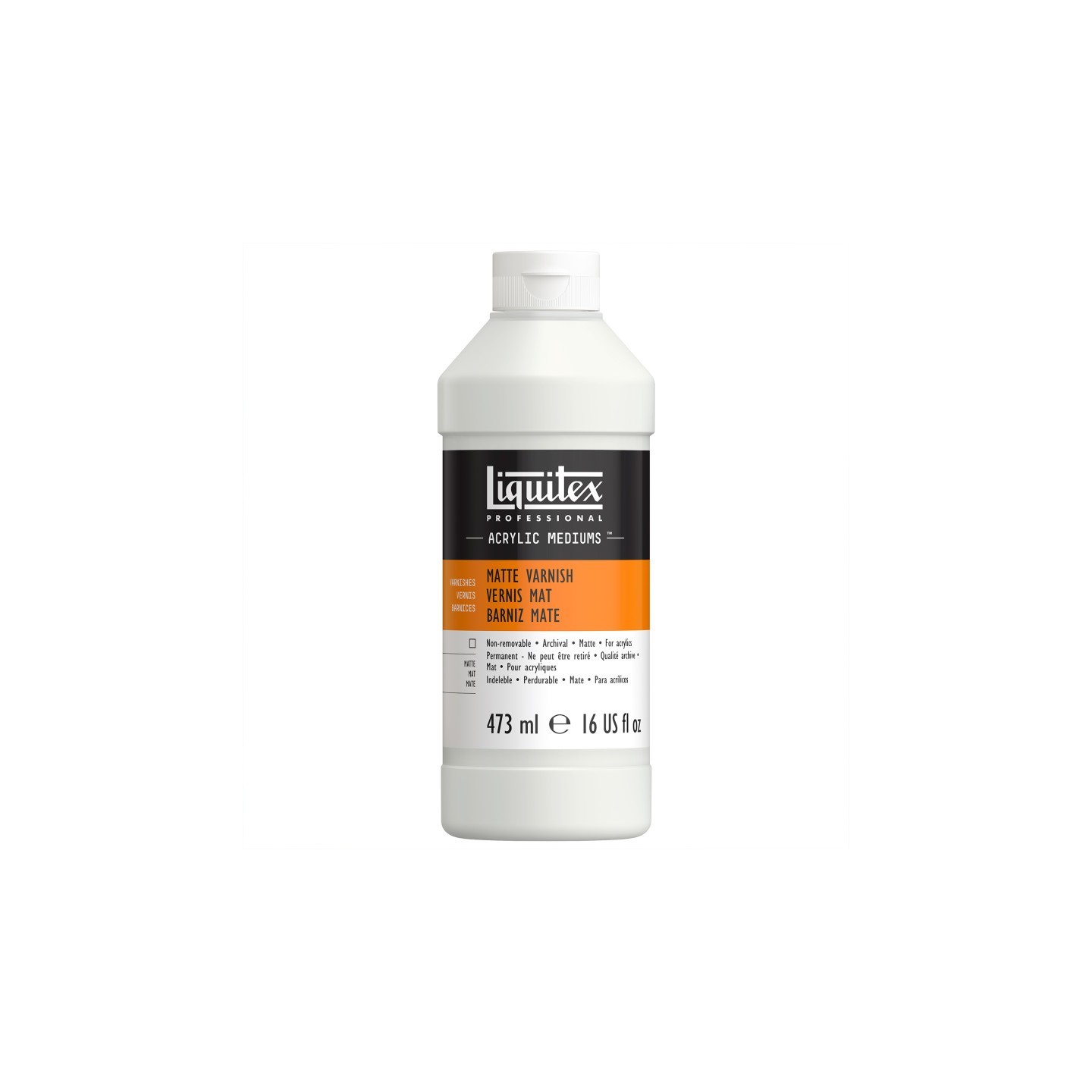 Liquitex Professional Acrylic Matte Varnish, Clear, 8 oz (237 mL)