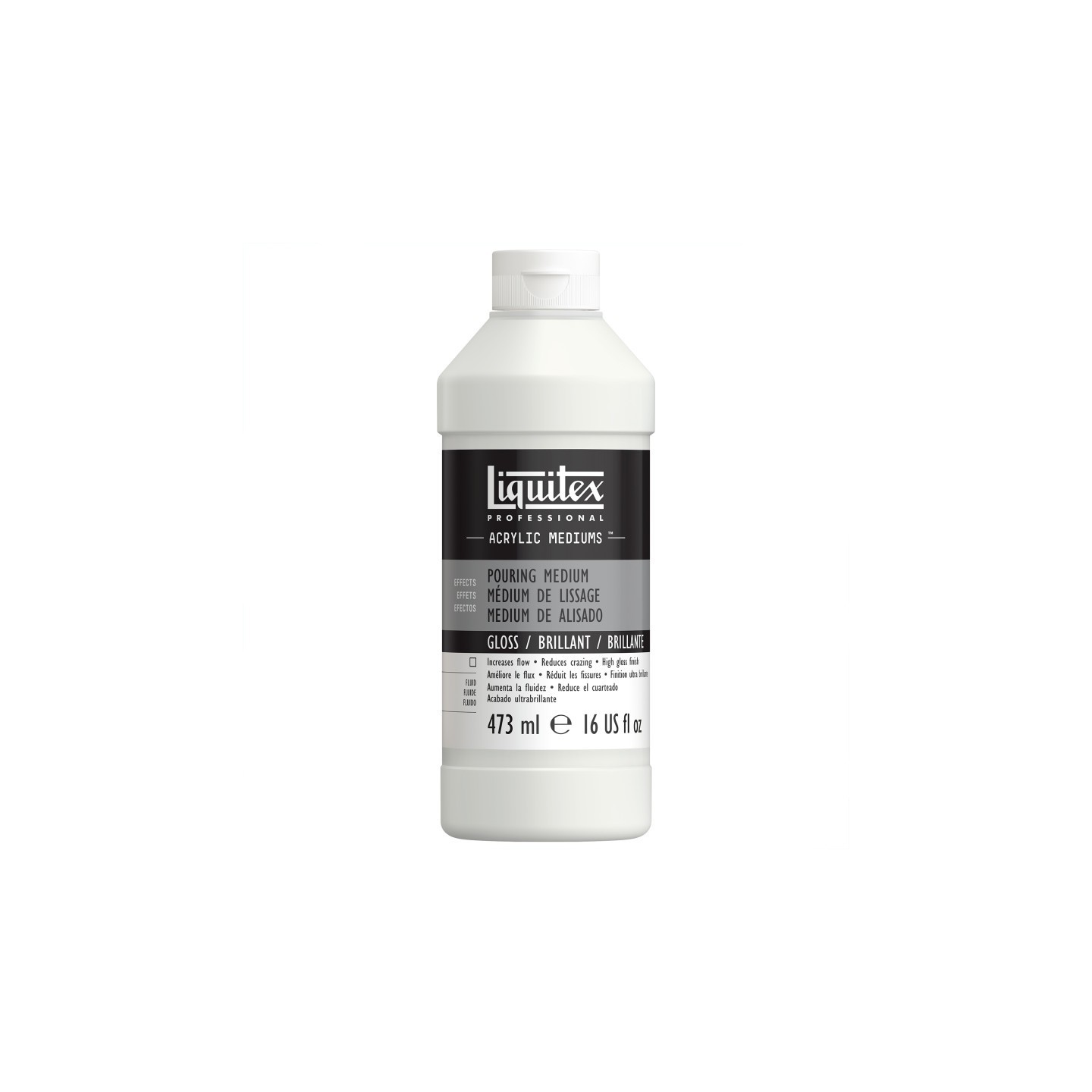 Liquitex Professional Acrylic Pouring Medium, Gloss, 16 oz (473 mL)
