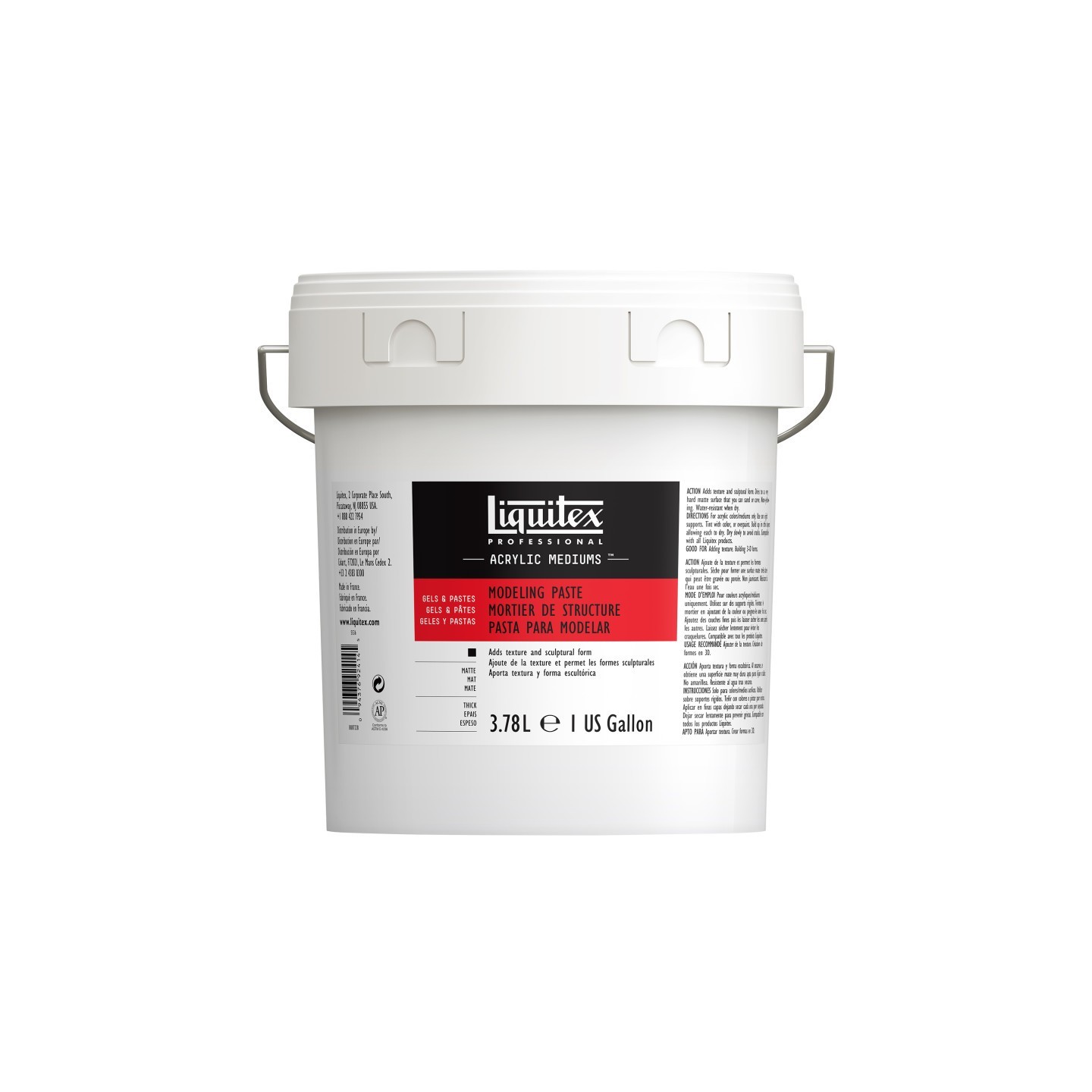 Liquitex Professional Acrylic Modeling Paste, 128 oz (3.78 L)