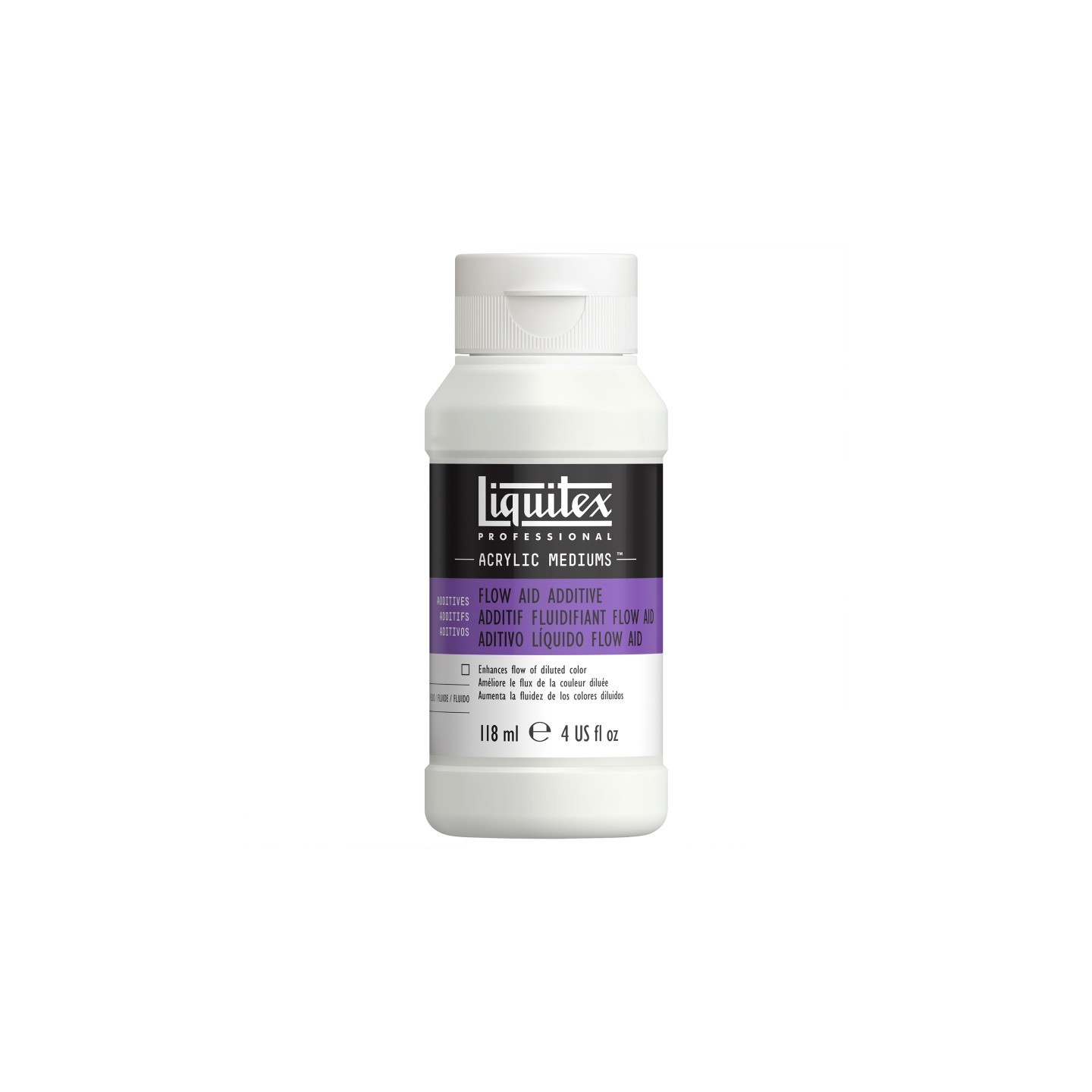 Liquitex Professional Acrylic Flow Aid Additive, Clear, 4 oz (118 mL)
