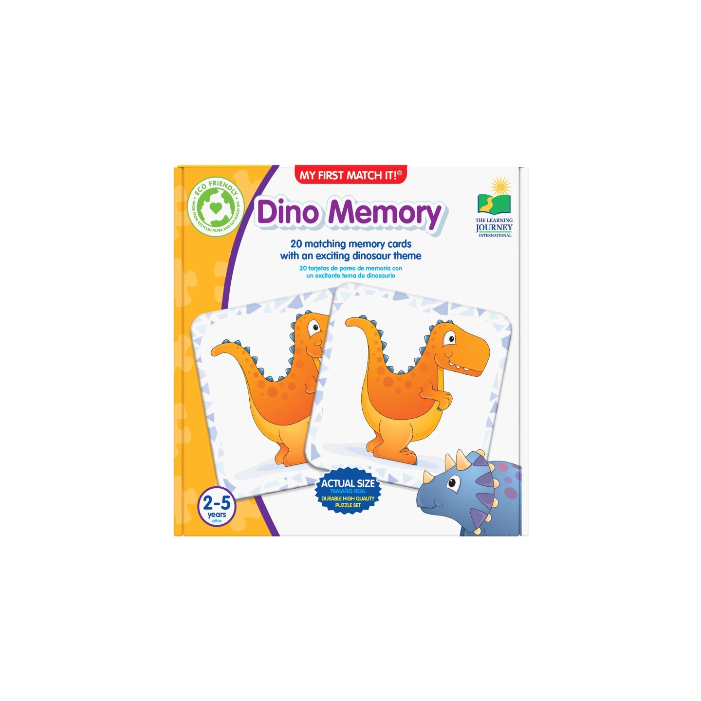 The Learning Journey International My First Memory Game - Dino's
