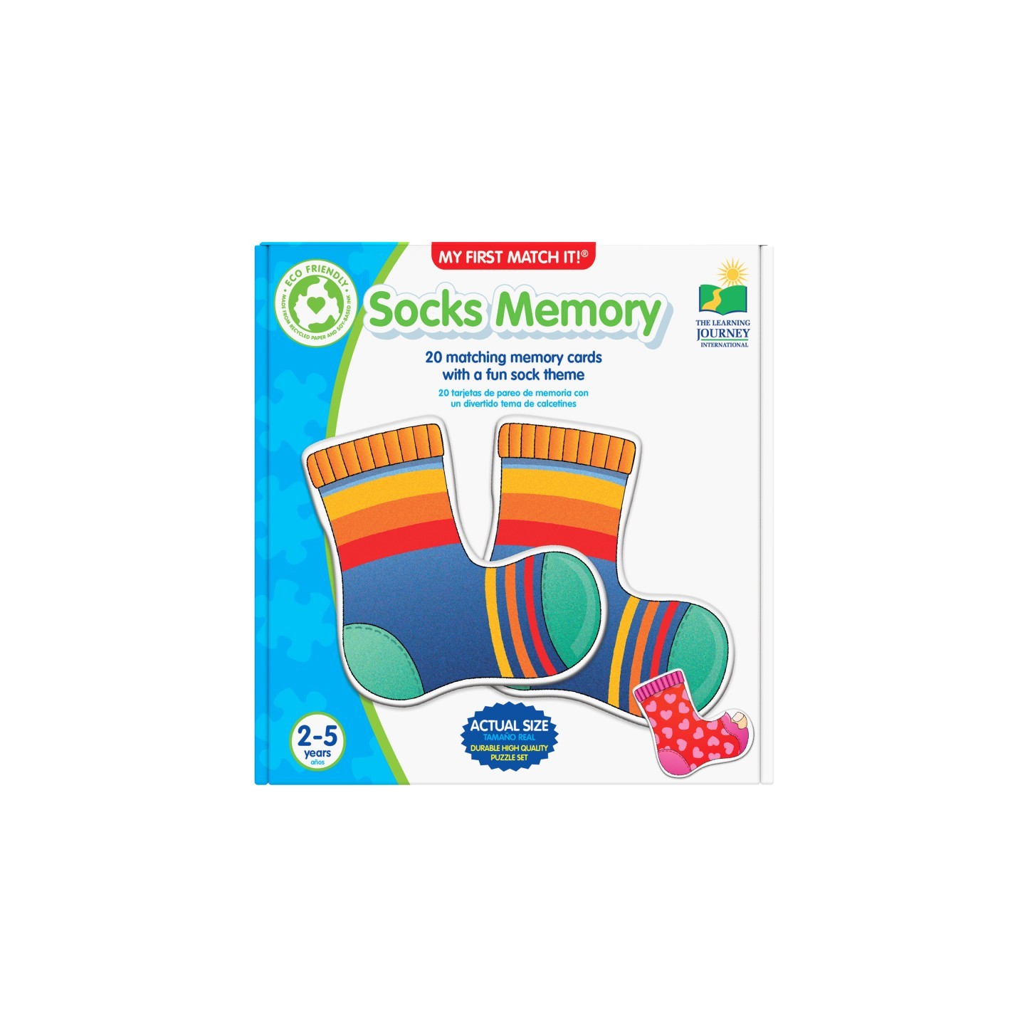 The Learning Journey International My First Memory Game - Sock Match