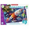 The Learning Journey International Puzzle Doubles - Glow In The Dark - Rockets & Robots