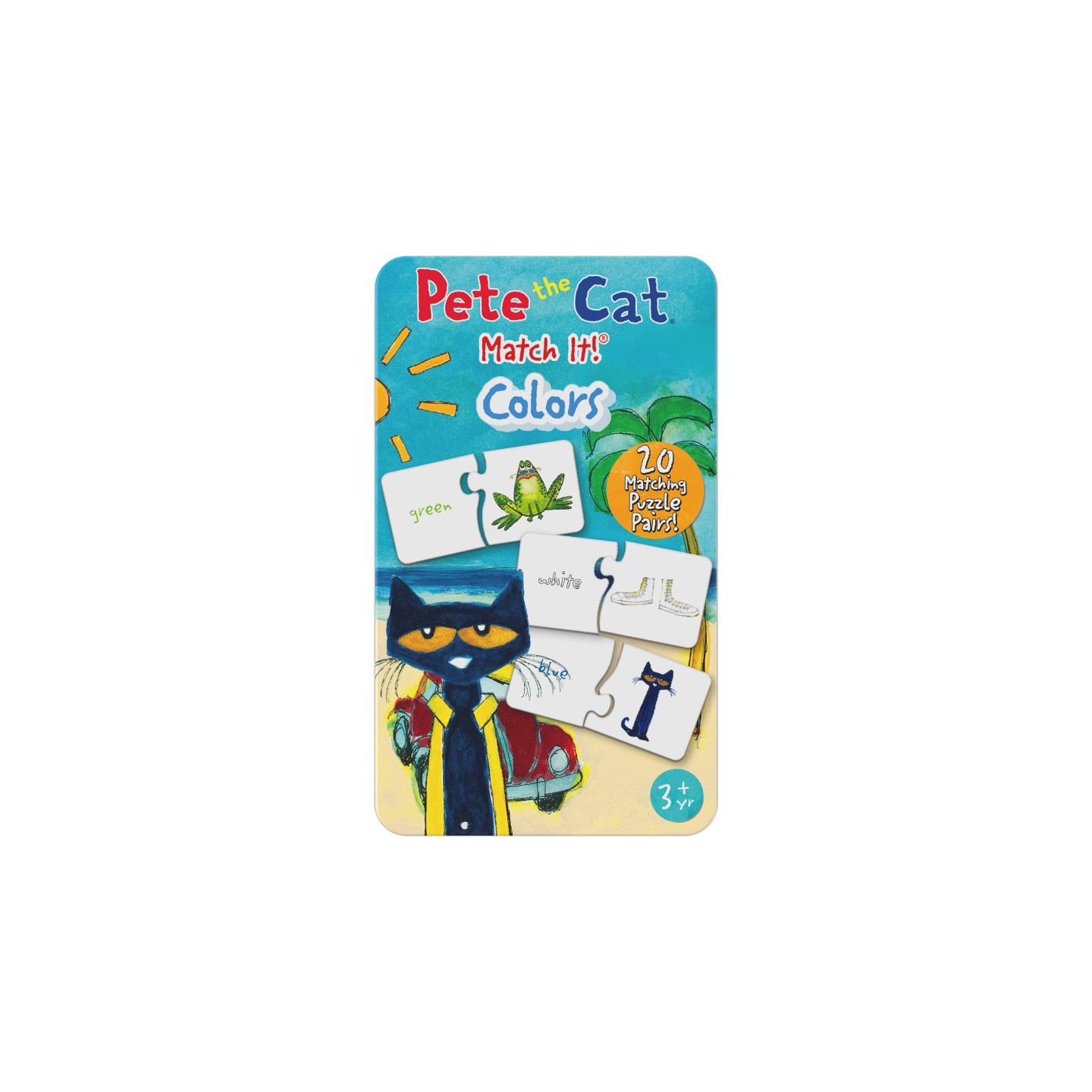 The Learning Journey International Pete the Cat - Match It! Tin - Colors