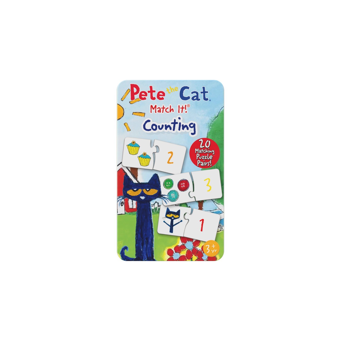 The Learning Journey International Pete the Cat - Match It! Tin - Counting