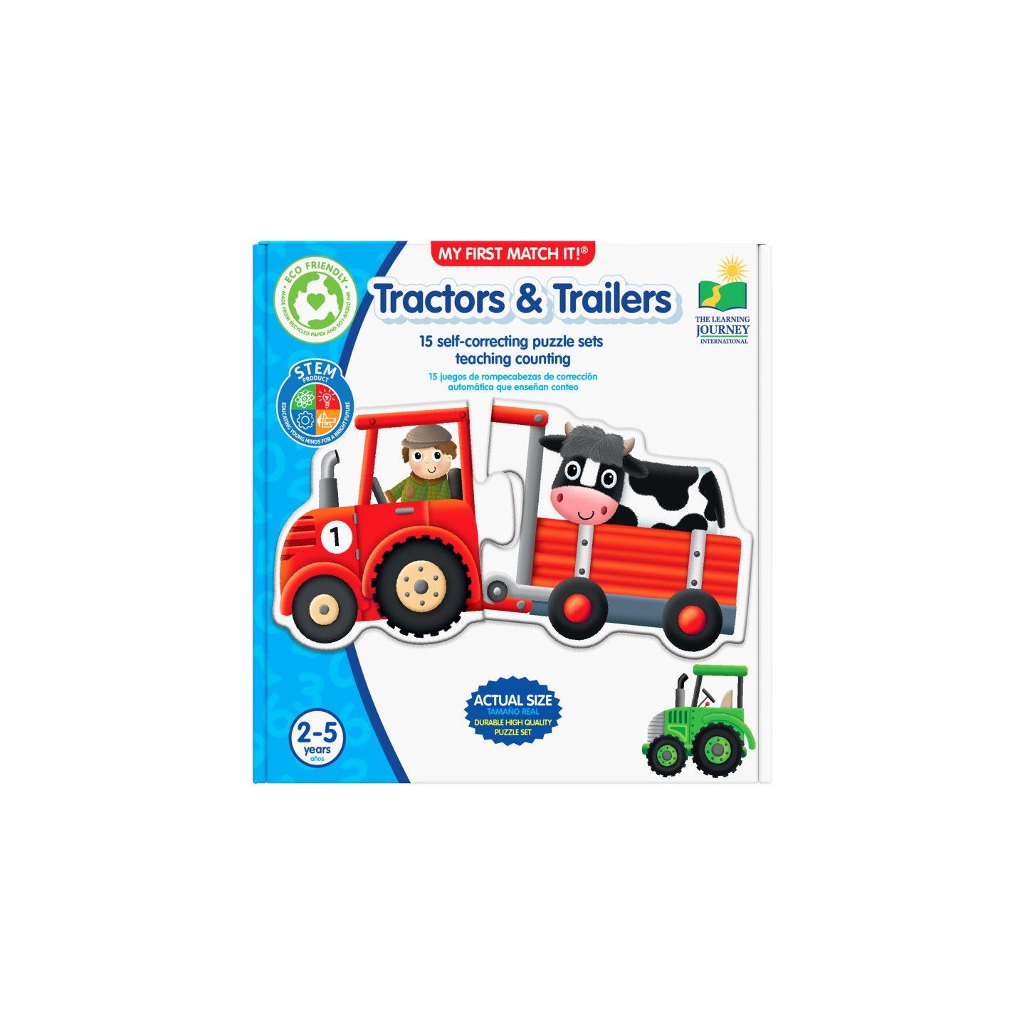 The Learning Journey International My First Match It - Tractors & Trailers