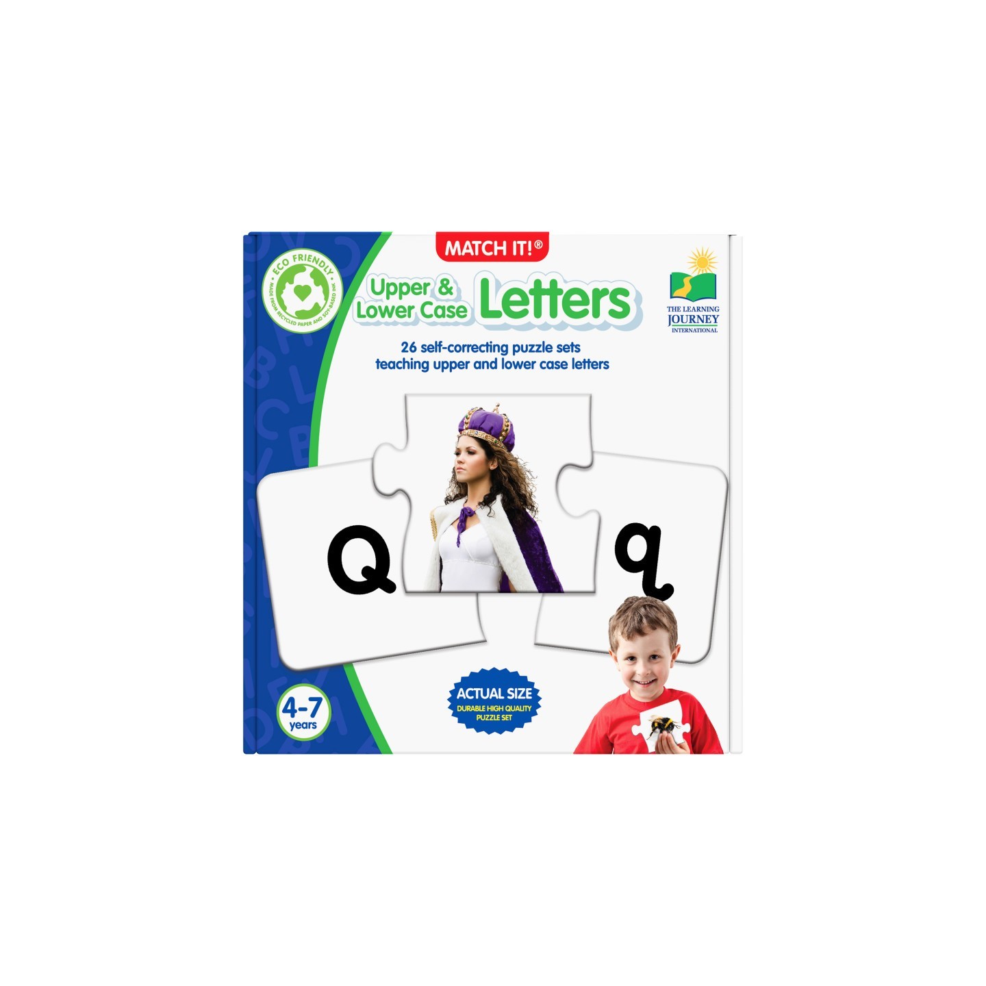 The Learning Journey International Match It! - Upper & Lower Case Letters