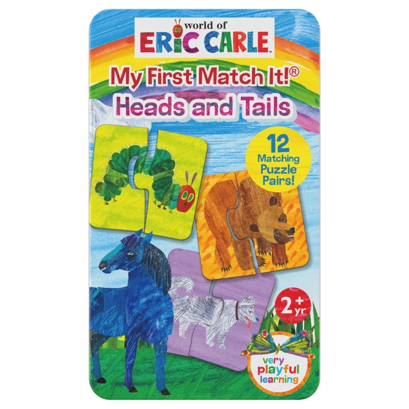 The Learning Journey International World of Eric Carle - My First Match It! Tin - Heads and Tails