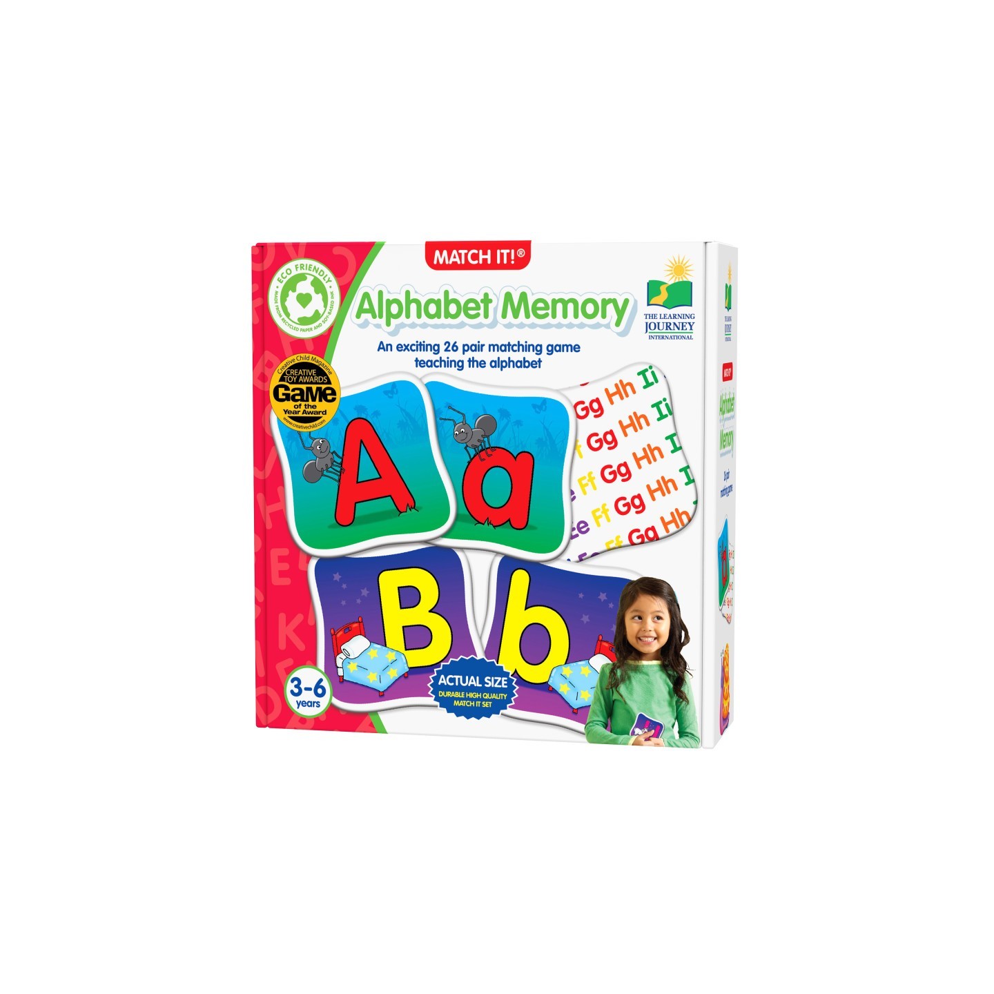 The Learning Journey International Match It! Game: Alphabet Memory