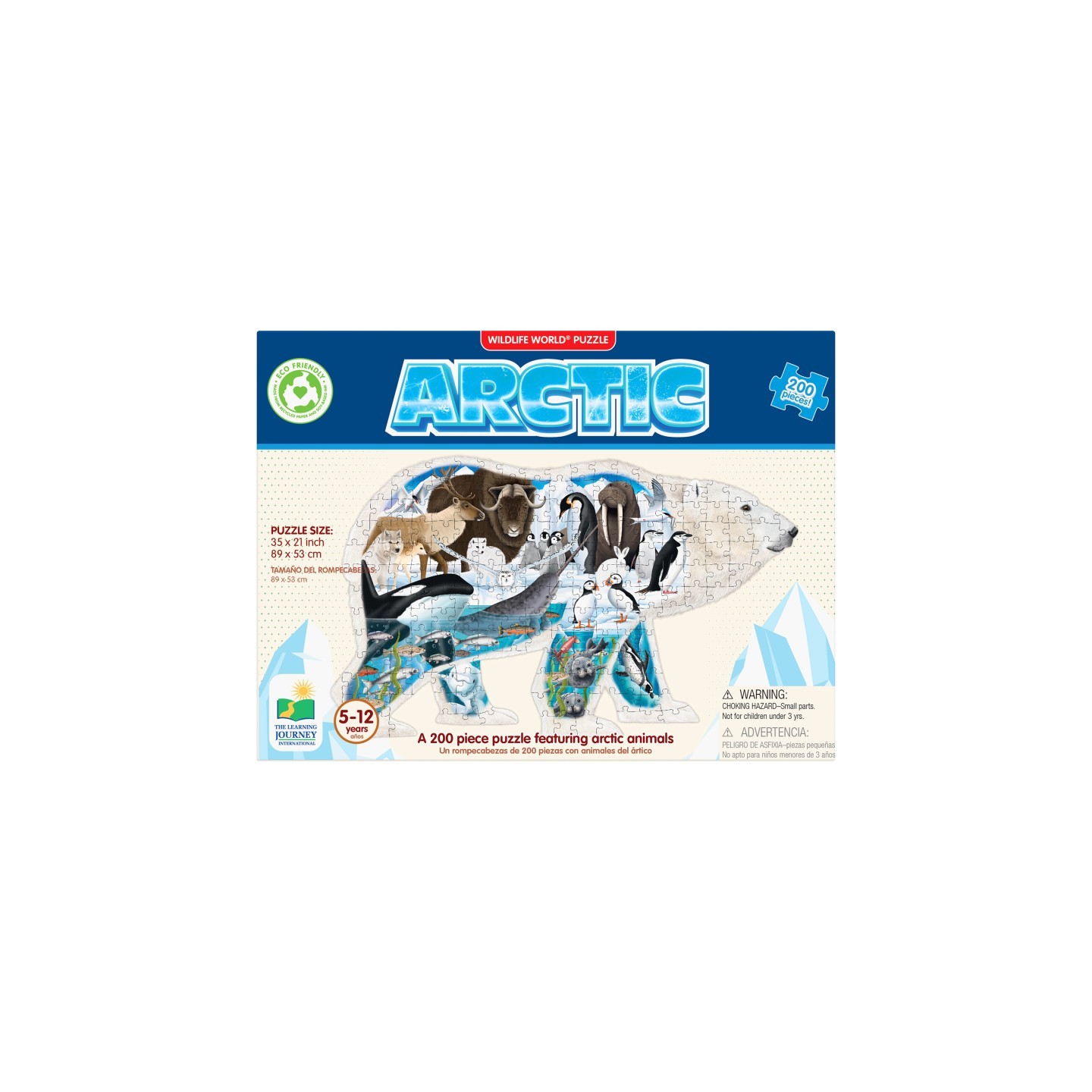 The Learning Journey International Wildlife World - Arctic Puzzle, 200 Pieces