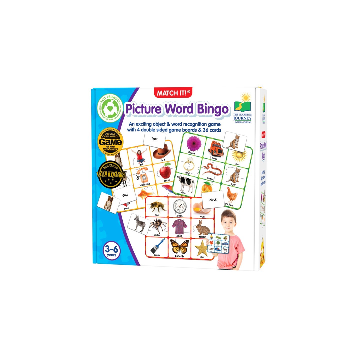 The Learning Journey International Match It! Bingo - Picture Word