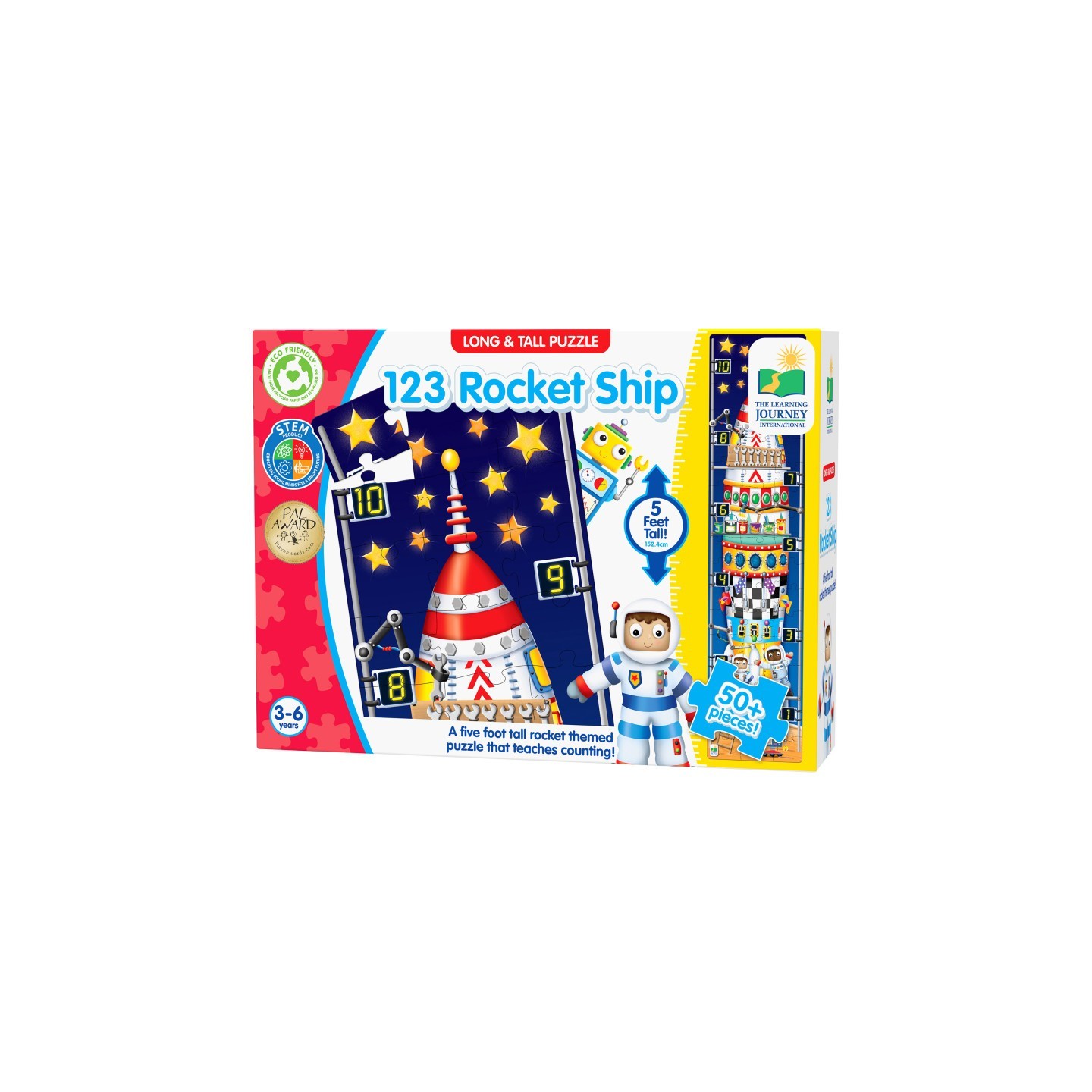 The Learning Journey International Long & Tall Puzzles - 123 Rocketship