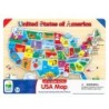 The Learning Journey International Lift & Learn USA Map Puzzle
