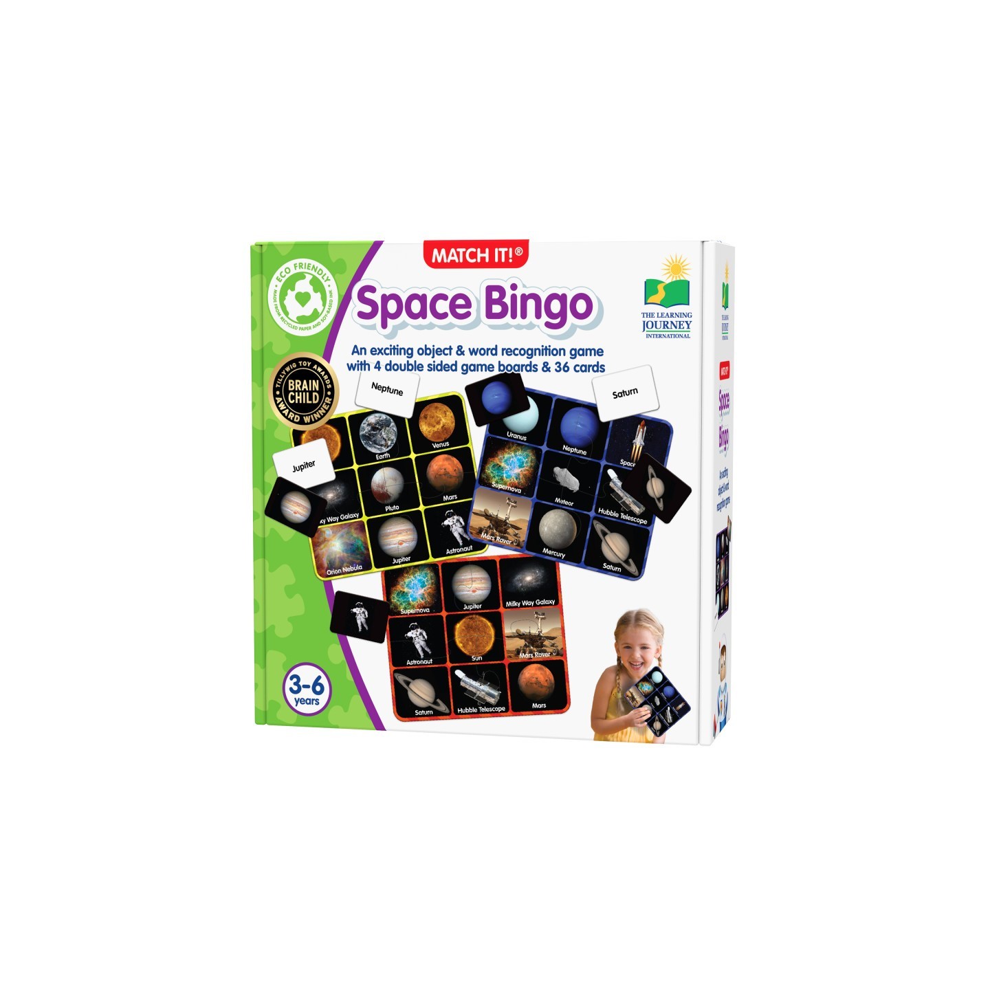 The Learning Journey International Match It! Bingo - Space