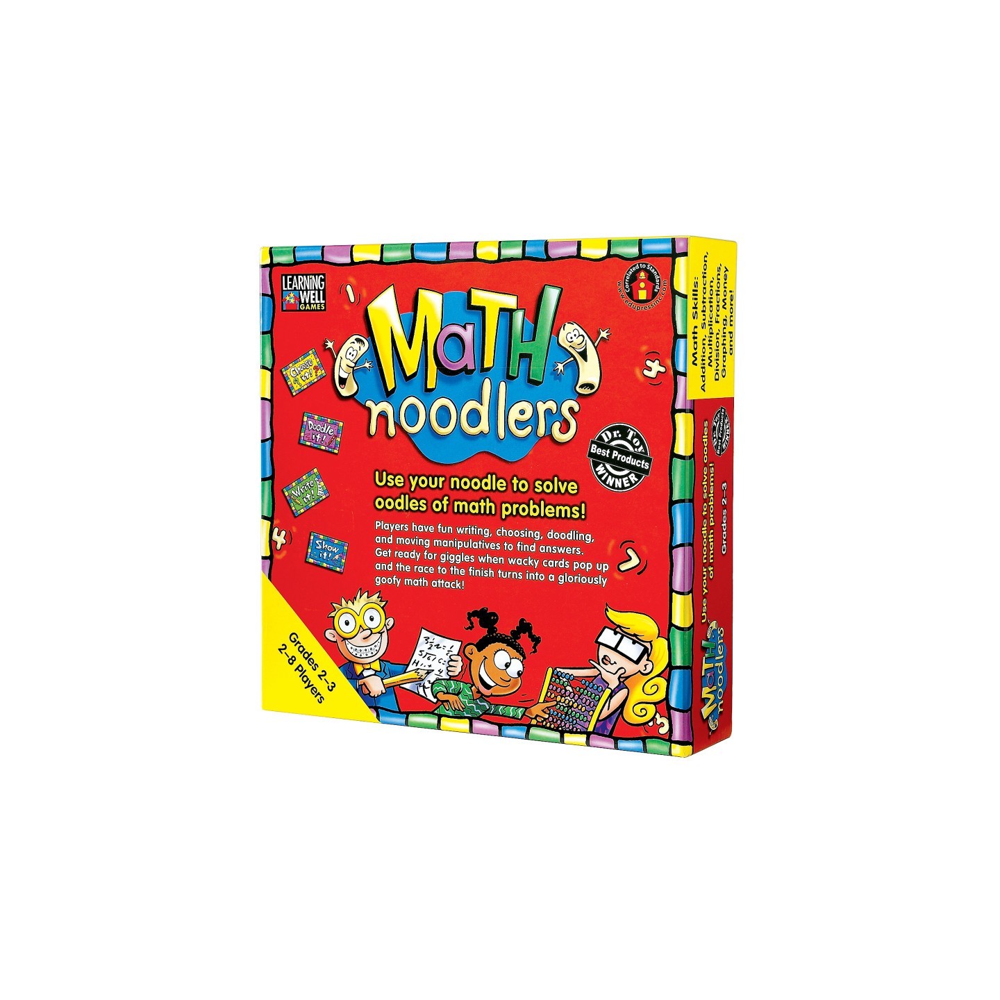 Learning Well Games Math Noodlers Game, Grades 2-3