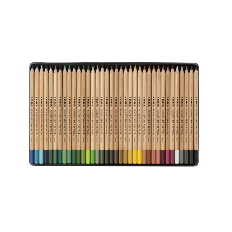 Lyra® Rembrandt Aquarell Watercolor Pencil Set Tin, Assorted Colors, 72 Pieces
