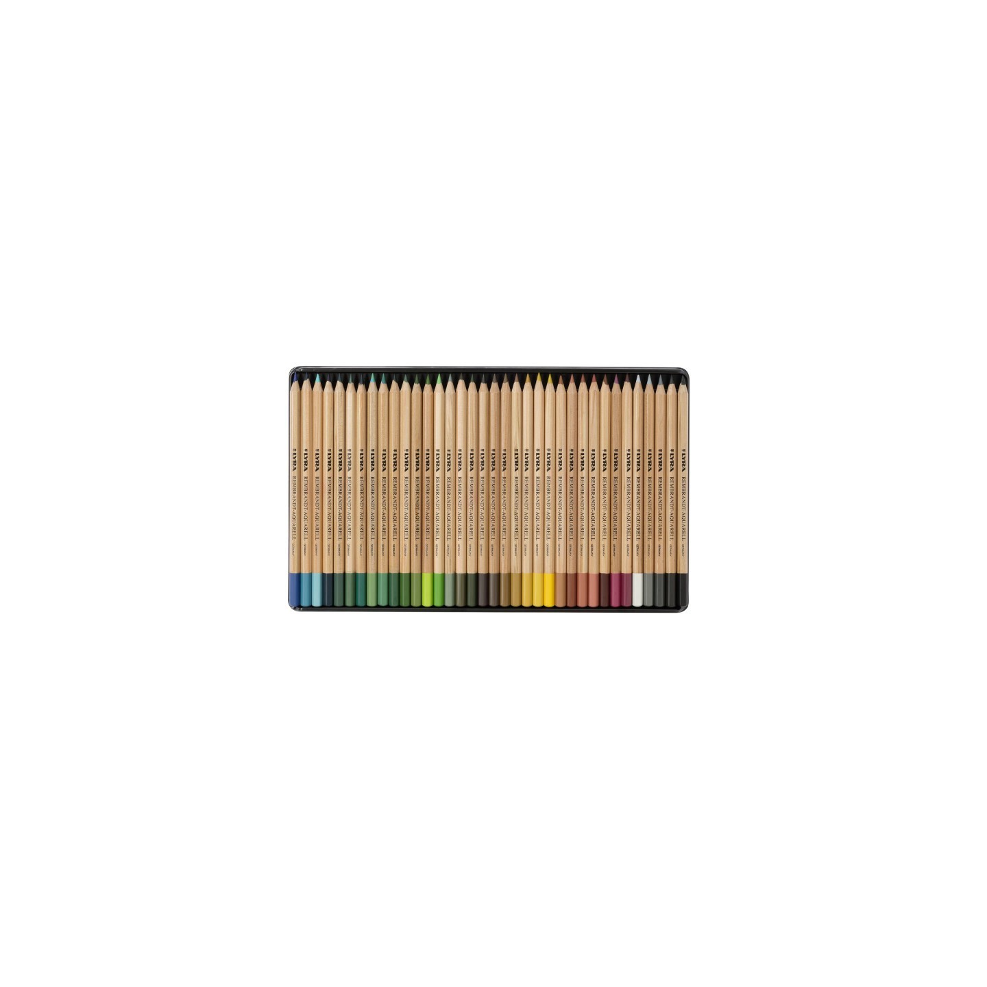 Lyra® Rembrandt Aquarell Watercolor Pencil Set Tin, Assorted Colors, 72 Pieces