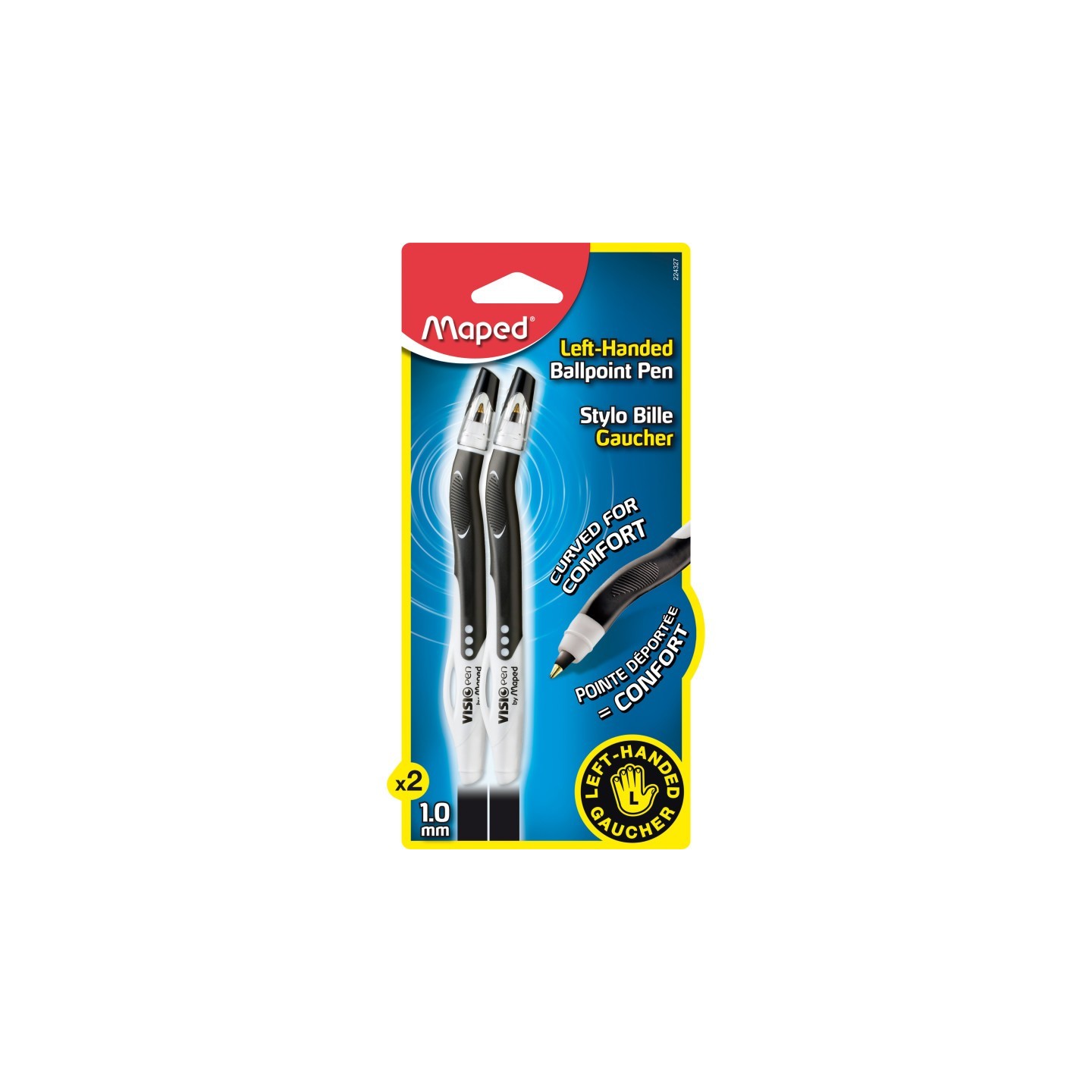 Maped® Visiopen Ball-Point For Lefties - 2pk