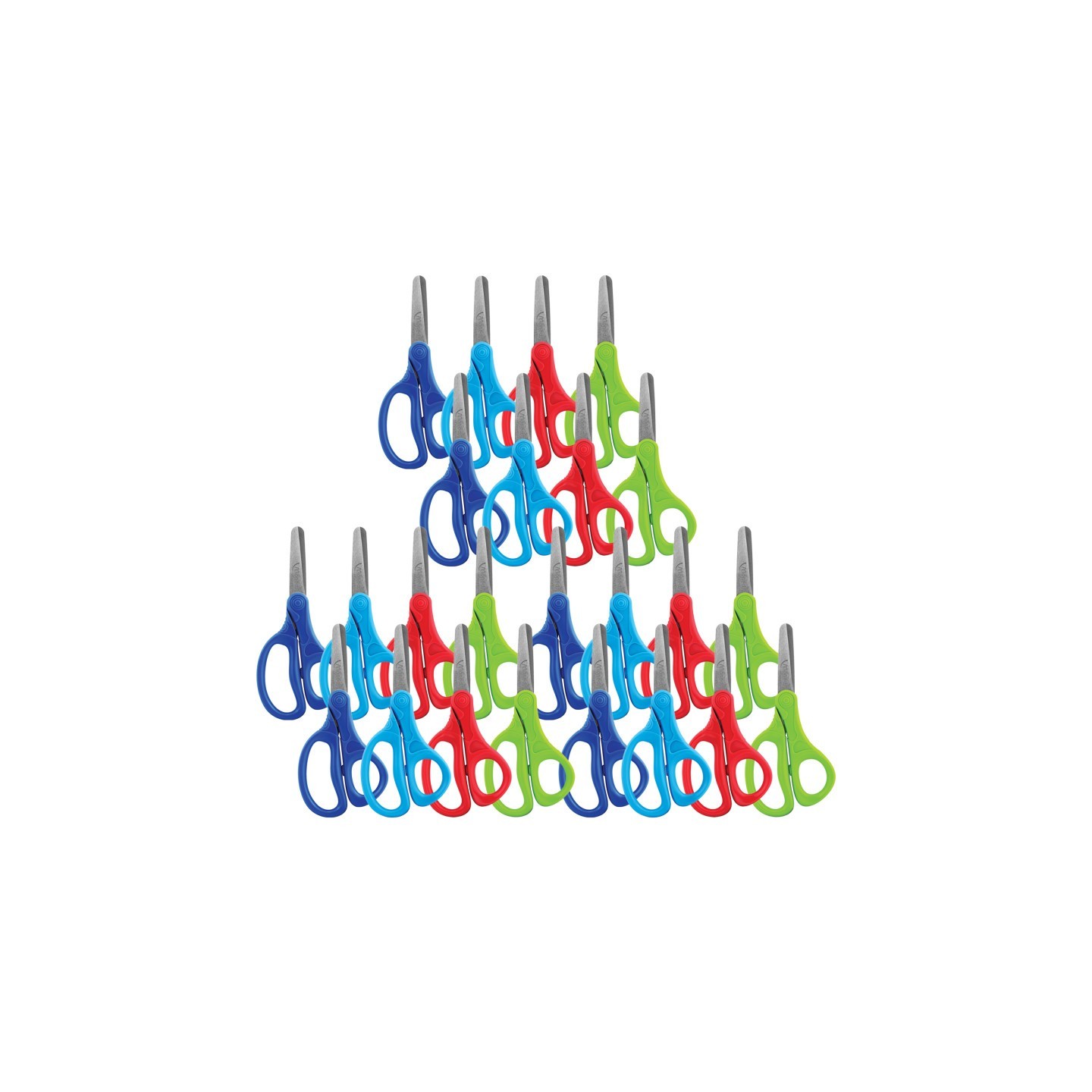 Maped® Essentials Kids Scissors 5", Blunt, Assorted Colors, Pack of 24