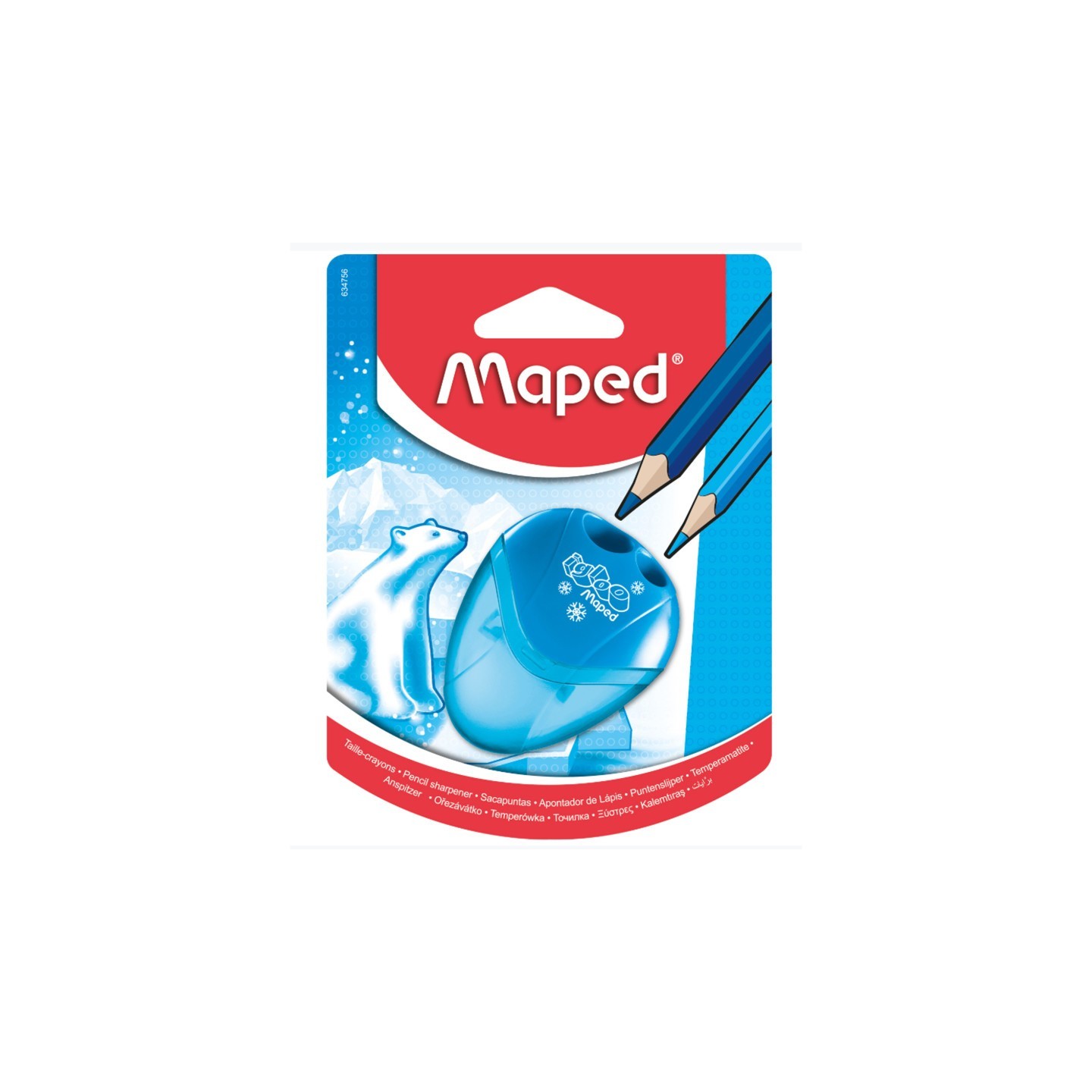 Maped® I-Gloo 2 Hole Pencil Sharpener
