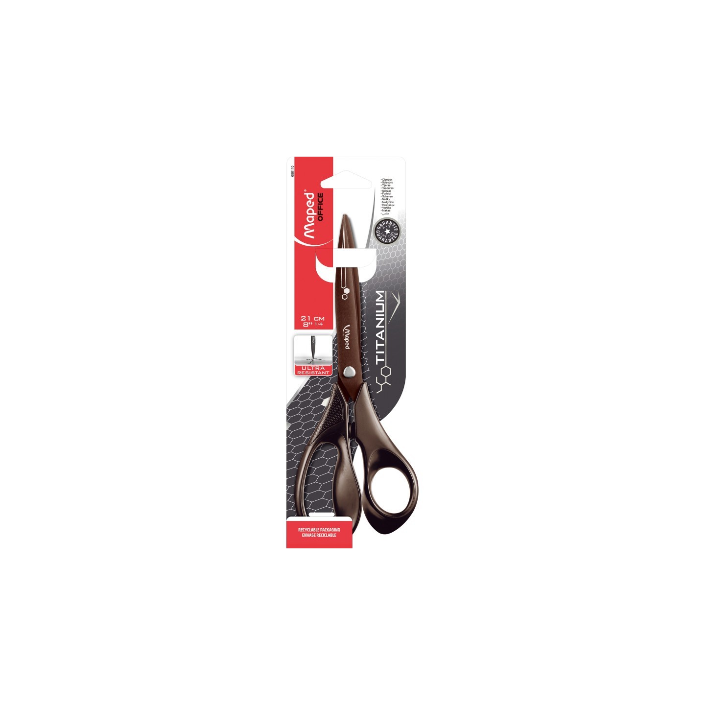 Maped® Expert Titanium Eco-Friendly 8.25" Scissors