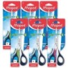 Maped® 6" Sensoft Scissors with Flexible Handles - Lefty, Pack of 6