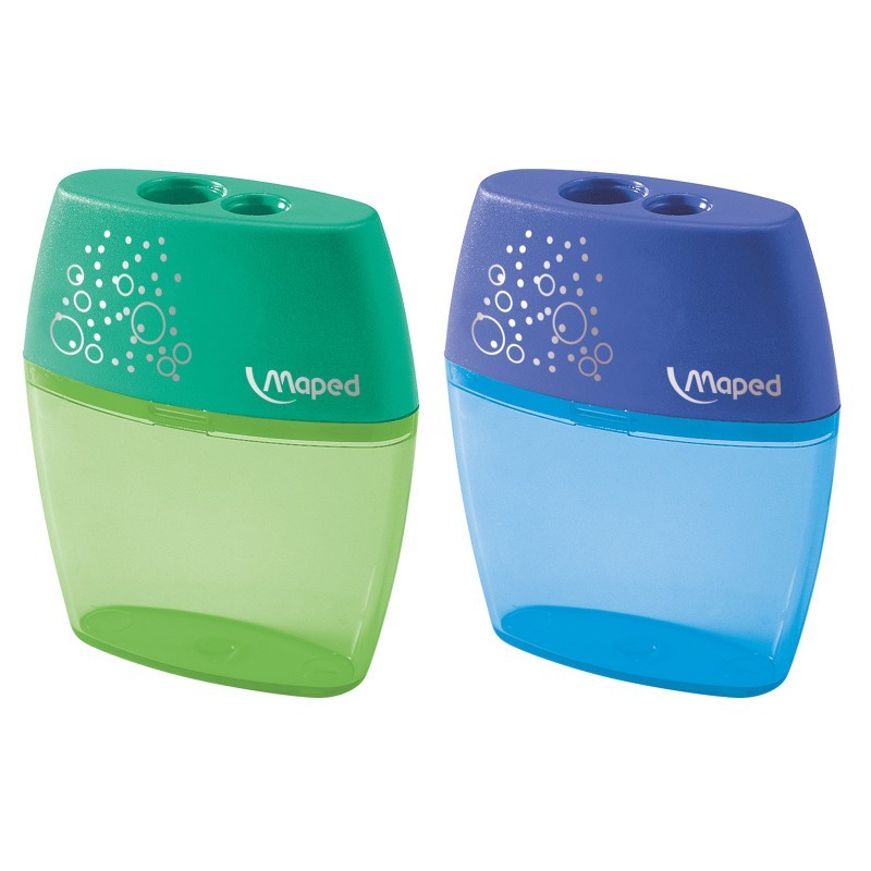 Maped® Shaker 2 Hole Sharpener, Pack of 25