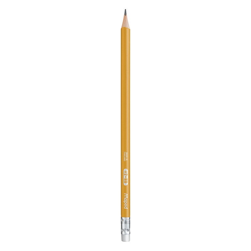 Maped® Essentials Yellow Triangular Graphite #2 Pencils, Pack of 144