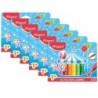 Maped® Color'Peps My First Jumbo Triangular Wax Crayons, 12 Per Pack, 6 Packs