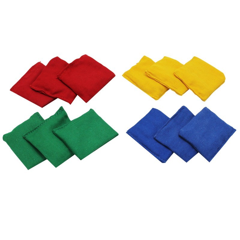 Martin Sports Bean Bags, 3" x 3", Set of 12
