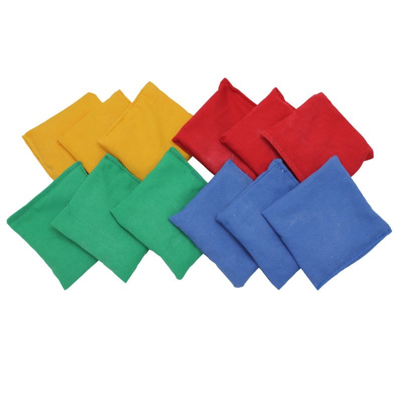Martin Sports Bean Bags, 4" x 4", Set of 12