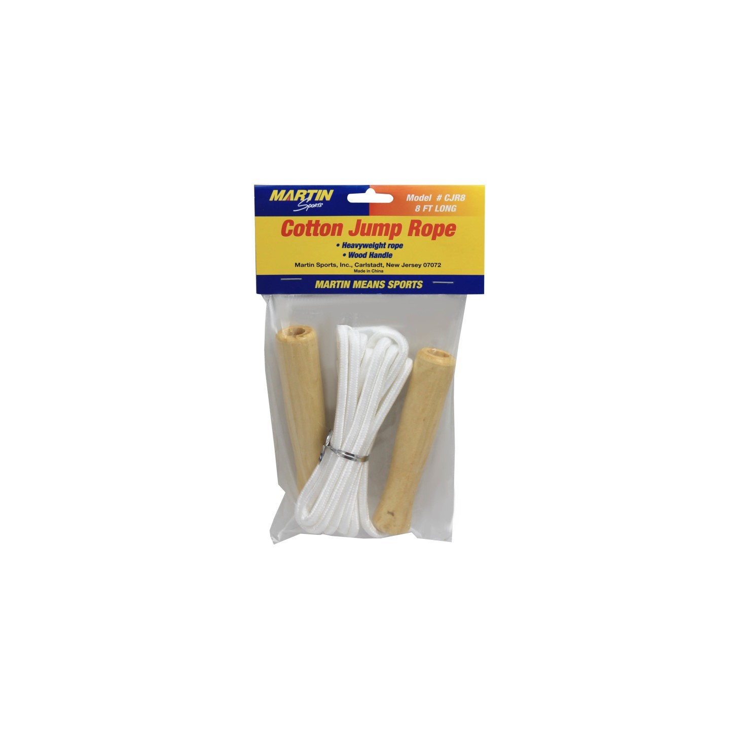 Martin Sports Cotton Jump Rope, 8'