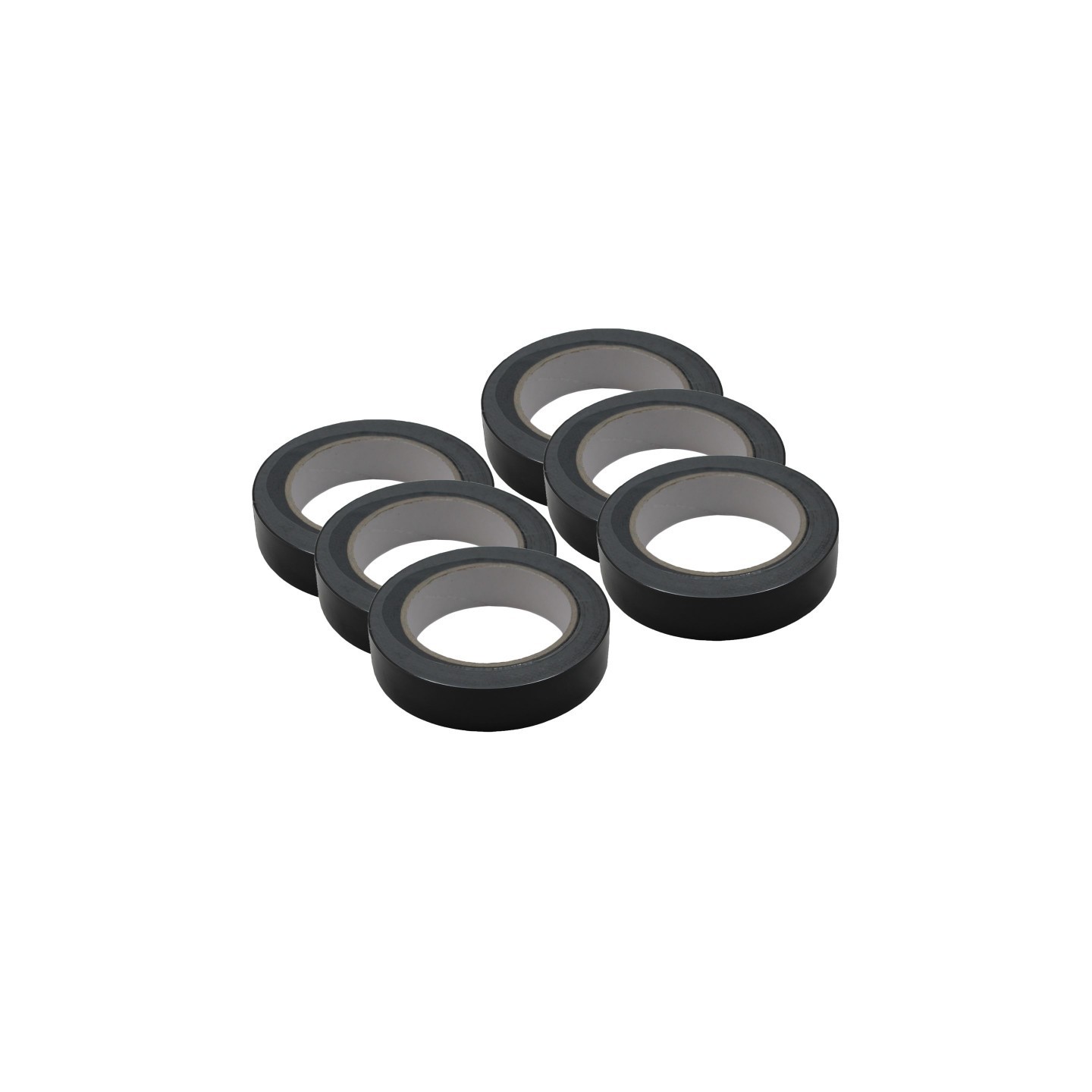 Martin Sports Floor Marking Tape, Black, 6 Rolls