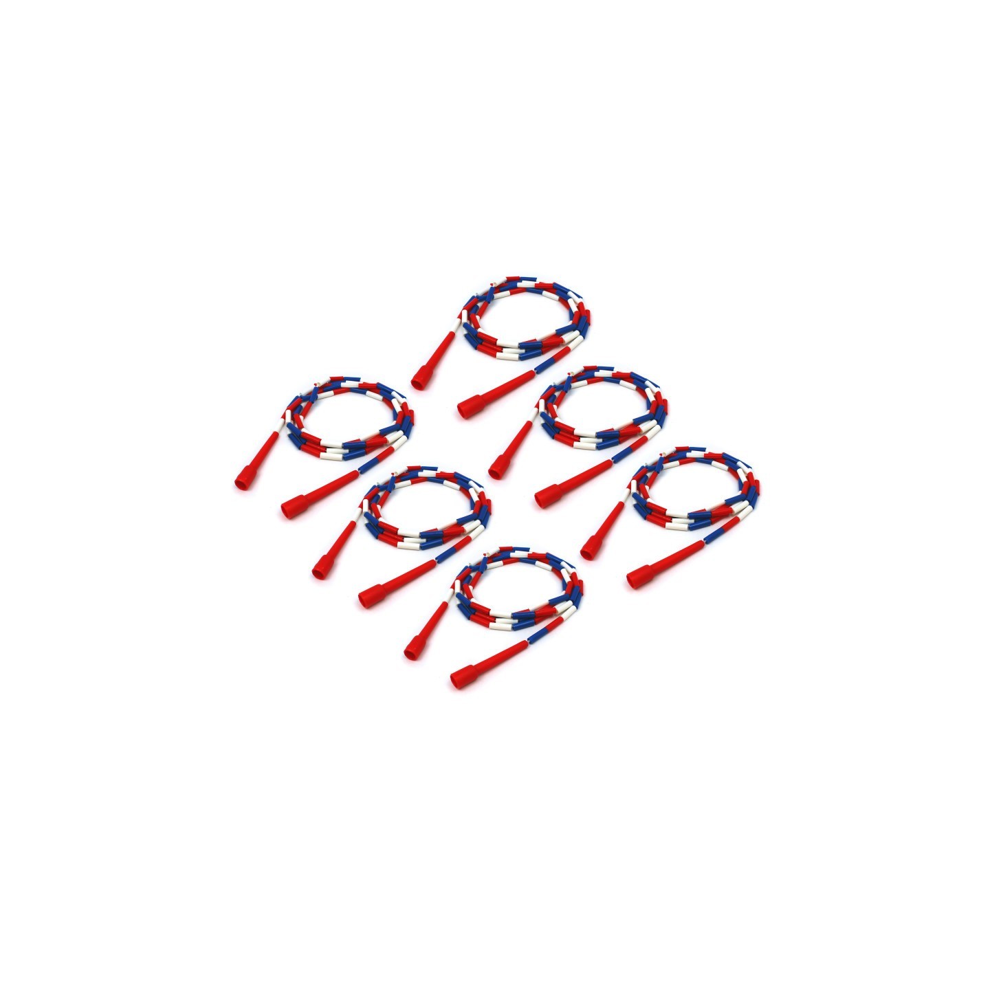 Martin Sports Segmented Plastic Jump Rope, 10', Pack of 6