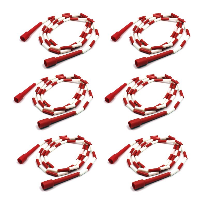 Martin Sports Segmented Plastic Jump Rope, 8', Pack of 6