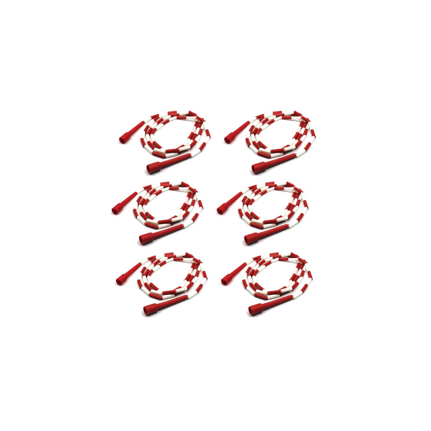 Martin Sports Segmented Plastic Jump Rope, 8', Pack of 6